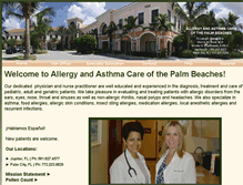Tablet Screenshot of allergyasthmaonline.com